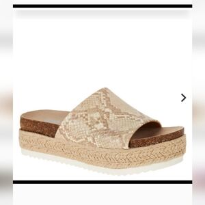 DV Esperdrille Women's Snakeskin Slide Sandals